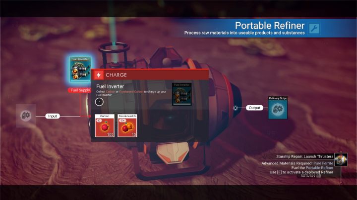 Finally, build a Portable Refiner - No Mans Sky 2022: How to leave first planet? - No Mans Sky: FAQ - No Mans Sky Game Guide