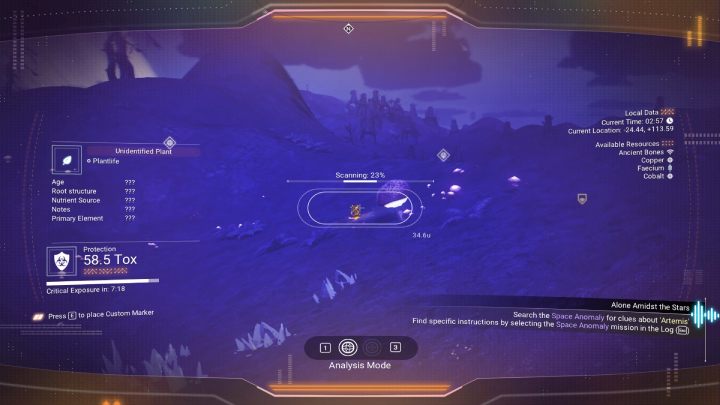 You will get familiarized with the Analysis Visor at the beginning of the game - No Mans Sky 2022: How to discover animal species? - No Mans Sky: FAQ - No Mans Sky Game Guide