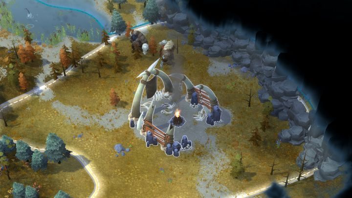 Jötunnowie guarding the passage to the Boar Clan loyalists. - Intervention | Northgard Walkthrough - Walkthrough - Northgard Game Game Guide