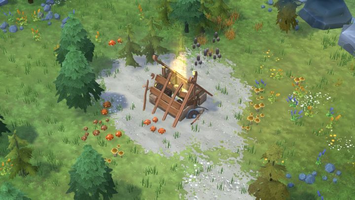 One of three huts that can be searched. - Exodus | Northgard Walkthrough - Walkthrough - Northgard Game Game Guide