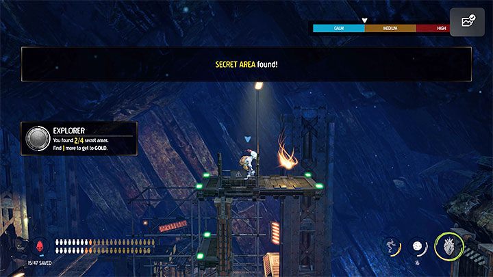 At the new location, keep an eye on the scanners and the sleeping Slig - Oddworld Soulstorm: Find a Way to Level 3, the Mines - walkthrough - 11: The Mines - Oddworld Soulstorm Guide