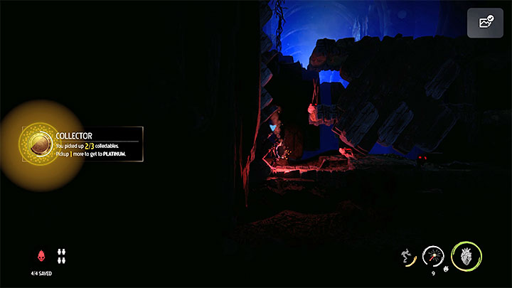 Platinum badge requirements: picked up 3 collectables - Oddworld Soulstorm: Badges (challenges), the Sanctum - list, walkthrough - 12: The Sanctum - Oddworld Soulstorm Guide