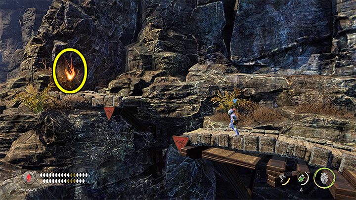 We resume the journey to the right until we reach the location with the elevator - Oddworld Soulstorm: Disposing of the snipers, Sorrow Valley - walkthrough - 5: Sorrow Valley - Oddworld Soulstorm Guide