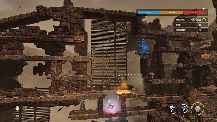 Platinum badge requirements: Save 150 Mudokons - Oddworld Soulstorm: The Ruins - Badges (challenges), walkthrough - 2: The Ruins - Oddworld Soulstorm Guide