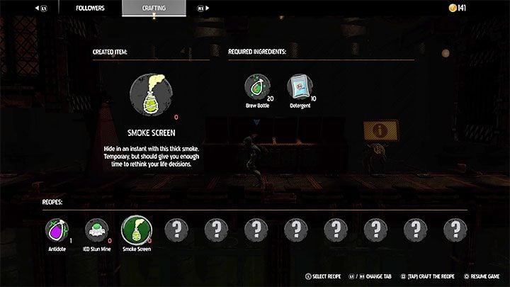 Next to the starting point of the Tank Row 2D exploration, we can find new lockers, a recycling station and the first vending machine - Oddworld Soulstorm: Crossing Tank Row 2D, Phat Station - walkthrough - 6: Phat Station - Oddworld Soulstorm Guide