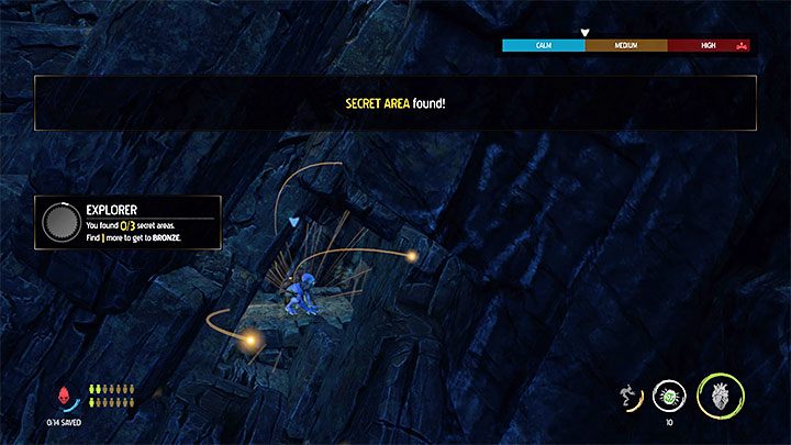 Platinum badge requirements: Find 3 Secret Areas - Oddworld Soulstorm: badges, Escape - list, guide - 13: Escape - Oddworld Soulstorm Guide