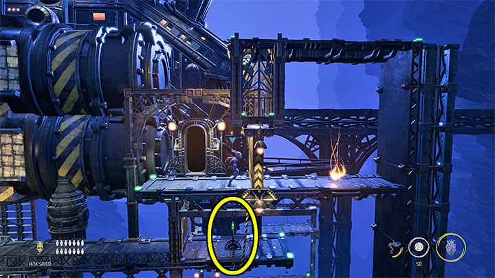 Additional note - if we want to get 100% secrets in this mission, then let's not kill all flying Sligs - Oddworld Soulstorm: Holding Pen 5-1, Escape - guide - 13: Escape - Oddworld Soulstorm Guide