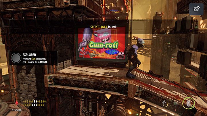 Platinum badge requirements: Find 4 Secret Areas - Oddworld Soulstorm: Badges (challenges), Feeco Depot - list, walkthrough - 14: Feeco Depot - Oddworld Soulstorm Guide