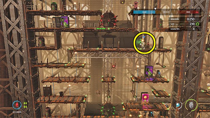 If too many fleeing Mudokons die, we suggest reloading the save - Oddworld Soulstorm: Protecting the Mudokons, Reunion at the Old Trellis - walkthrough - 8: Reunion at the Old Trellis - Oddworld Soulstorm Guide