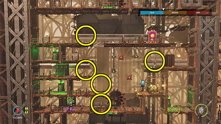 Prepare yourself for the second clash with the Sligs - Oddworld Soulstorm: Protecting the Mudokons, Reunion at the Old Trellis - walkthrough - 8: Reunion at the Old Trellis - Oddworld Soulstorm Guide