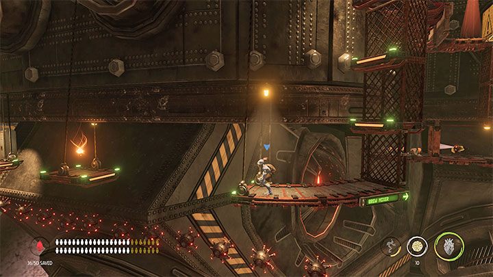 Stay where you arrived after exiting the Bone Refinery - Oddworld Soulstorm: Activating 5 Brewing Chambers - walkthrough - 17: Eye of the Storm - Final - Oddworld Soulstorm Guide