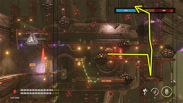 The part from the image above may be more challenging - Oddworld Soulstorm: Activating 5 Brewing Chambers - walkthrough - 17: Eye of the Storm - Final - Oddworld Soulstorm Guide