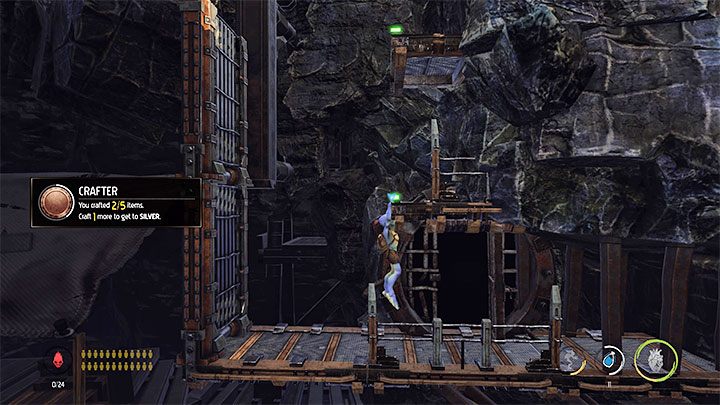 Head to the left, that is, near the previously explored third mine - Oddworld Soulstorm: Healing sick Mudokons, the Funicular - walkthrough - 4: The Funicular - Oddworld Soulstorm Guide