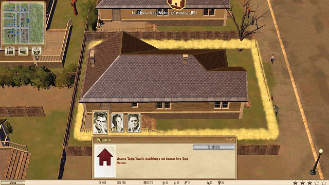 Rabbi Hobsbaum will only want us to feed the needy, which is what Soup Kitchen is for. - Gardner's Aquarium - Act I - Omerta: City of Gangsters - Game Guide and Walkthrough