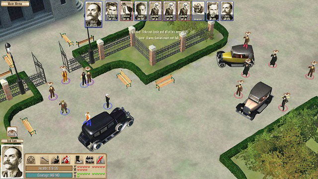 The last showdown with Louie Castaneda. The enemies move in groups, so it's easy to hit them with area weapons. - Virginia ave - Act I - Omerta: City of Gangsters - Game Guide and Walkthrough