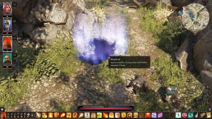 Blessed Oil is one of the best ways of using Bless effect. - Environmental effects and combinations in Divinity Original Sin 2 - Effects and combinations - Divinity Original Sin 2 Guide