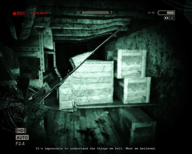 Go under the desk - Return to the Administration Block | Walkthrough - Walkthrough - Outlast Game Guide & Walkthrough
