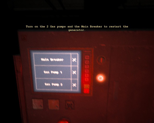 After switching everything on, start the generator - Administration Block | Walkthrough - Walkthrough - Outlast Game Guide & Walkthrough