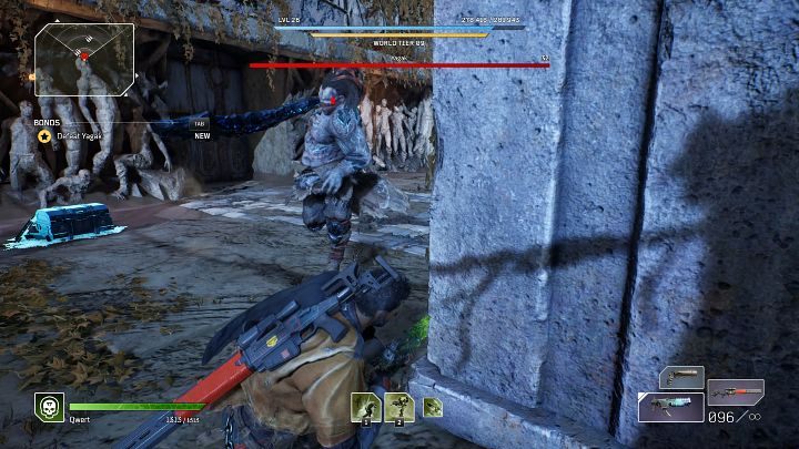 Despite his enormous size, Yagak is an extremely skilled fighter who can perform quick jumping attacks, and his sword has a really long reach - Outriders: Yagak 1st boss fight - how to defeat? - Bosses - Outriders Guide