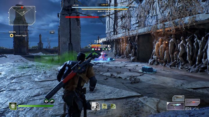 Displacement is Yagak's another unique ability that makes him even more mobile - Outriders: Yagak 1st boss fight - how to defeat? - Bosses - Outriders Guide