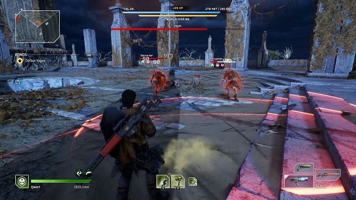 When Yagak summons his allies, the first thing you should do is focus on the weaker targets, which can hurt you quite badly (especially at higher World Tiers) and can also disrupt your boss fight - Outriders: Yagak 1st boss fight - how to defeat? - Bosses - Outriders Guide