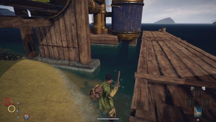 Several fishing spots can be found on the beach in Cierzo. - How to earn the 150 silver at the beginning of Outward? - FAQ - Outward Guide