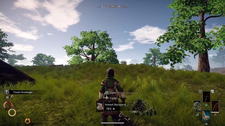 Remember, however, that this backpack also limits your movements during combat - My inventory is empty, what now? - FAQ - Outward Guide