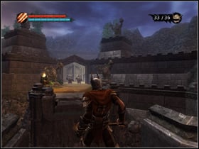 Walk down the stairs, kill the dwarves and break the barrels - Retrieve the Beer Kettle - Walkthrough - Overlord - Game Guide and Walkthrough