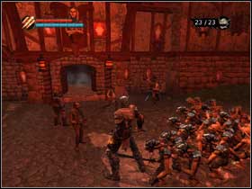 Once inside, break the barrels to your left and follow that guy in red cloak (no, he's got nothing in common with Red Hat - Find the source of plague in Heaven's Peak - part 3 - Walkthrough - Overlord - Game Guide and Walkthrough