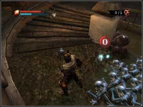 Youll find a wheel there but not only - theres a water serpent too (#1) - Find the source of plague in Heaven's Peak - part 2 - Walkthrough - Overlord - Game Guide and Walkthrough