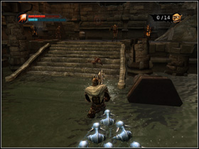 Now follow the blue one with the spoke - Find the source of plague in Heaven's Peak - part 2 - Walkthrough - Overlord - Game Guide and Walkthrough