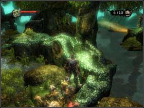 Walk across the water, kill more forest creatures and collect some stuff on your way - Kill Oberon-part 1 - Walkthrough - Overlord - Game Guide and Walkthrough