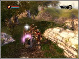 There's a group of halflings in front of you, so - as usual - take care of the stone throwers in the first place (#1) - Retrieve the Food - Walkthrough - Overlord - Game Guide and Walkthrough