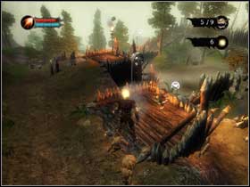 Send your little helpers to turn the wheel (#1) to let the peasants free - Find a Crane for the Tower renovation - Walkthrough - Overlord - Game Guide and Walkthrough