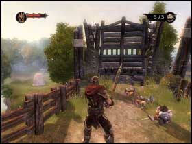 Keep walking the path - now right - you'll come to a pumpkins farm - Retrieve the Tower Heart - Walkthrough - Overlord - Game Guide and Walkthrough