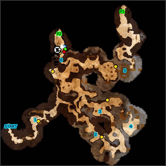 Map key - Side quests - Kill a hundred baby seals - Side quests - Overlord II - Game Guide and Walkthrough