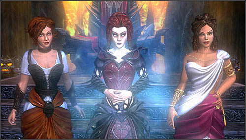 After the quest the mistresses will offer their services which you can use in the last attack on the Empire - Main quests - Wasteland Sanctuary Town (once again) - Main quests - Overlord II - Game Guide and Walkthrough