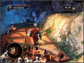 Pass the bridge and command your Reds to go downstairs and get to the next button which is associated with another bridge - Main quests - Wasteland Sanctuary Depths - part 2 - Main quests - Overlord II - Game Guide and Walkthrough