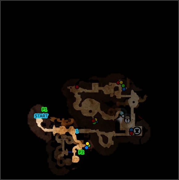 Map key - Main quests - Wasteland Sanctuary Town - Main quests - Overlord II - Game Guide and Walkthrough