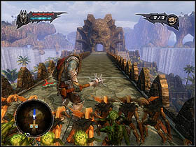 Take both keystones (red and blue) and return to the place where you've found the red one - Main quests - Everlight Temple Outskirts - Main quests - Overlord II - Game Guide and Walkthrough