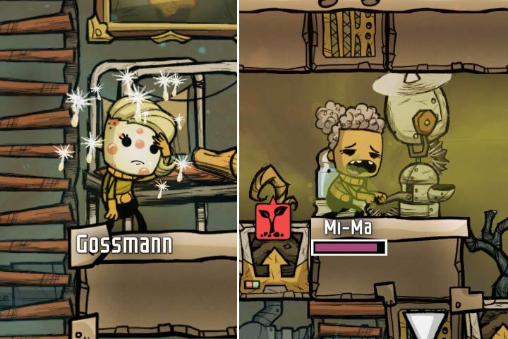 Bad living conditions and poor food will contribute to outbursts of diseases. - Diseases and temperature in Oxygen Not Included - The Beginning - Oxygen Not Included Game Guide