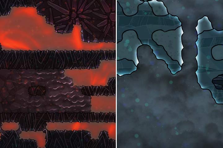 Temperatures in a room, cave or of the minerals themselves can be recognized by the small bubbles floating around and their colors. If there are none, it means the temperature is ok. - Diseases and temperature in Oxygen Not Included - The Beginning - Oxygen Not Included Game Guide