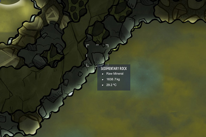Sedimentary Rock - Minerals, rocks and metals in Oxygen Not Included | Resources - Resources - Oxygen Not Included Game Guide