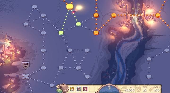 The first tactical map - you have to go through the mandatory passage presented on the map. - Mission 3 - Night of the Black Pharaoh | Pathway Walkthrough - Walkthrough - Pathway Guide and Tips