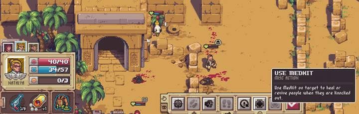 Only certain characters can use medkits during missions - place a medkit in Item slot. - How to heal characters in Pathway? - FAQ - Pathway Guide and Tips