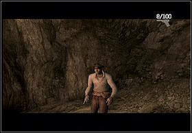 Wait until Ann walks into the cave (by the way, she's a brave woman and she doesn't look like one :)) and lights a torch enabling further exploration - Skull Island - Walkthrough - Peter Jacksons King Kong - Game Guide and Walkthrough