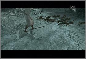 Further on, spiders will block the way by twirling on your path - Necropolis - Walkthrough - Peter Jacksons King Kong - Game Guide and Walkthrough