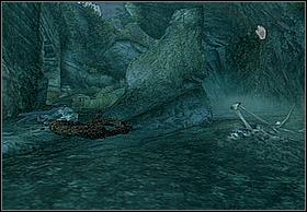 After you get out of the tunnel, walk up to a scarp from which you can see kidnapped earlier companion - On Kong's Tracks - Walkthrough - Peter Jacksons King Kong - Game Guide and Walkthrough