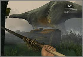 You should be passing next rising, where the fire is located - The Canyon - Walkthrough - Peter Jacksons King Kong - Game Guide and Walkthrough