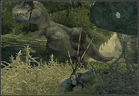 Walk ahead in the river and turn right on small island between rocks - To Save Ann - Walkthrough - Peter Jacksons King Kong - Game Guide and Walkthrough